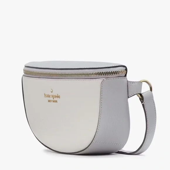 Kate Spade Lena Belt Waist Bag Fanny Pack Mountain Grey NWT - Picture 3 of 16